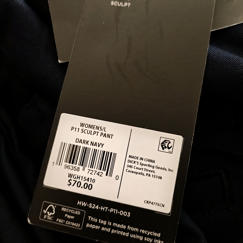 Walter Hagen Navy Performance Pants - Woman's Size Large